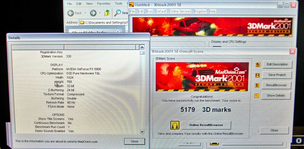 Placa gráfica GeForce FX5900 com 128Mbytes AGP