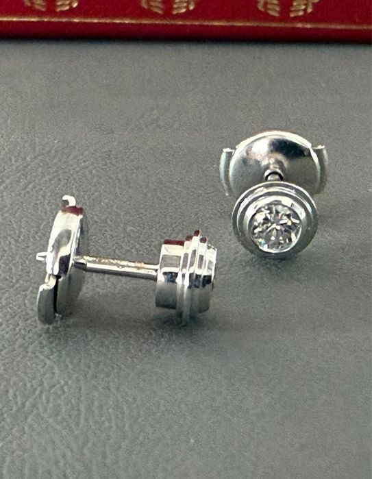 Пусеты в стиле cartier