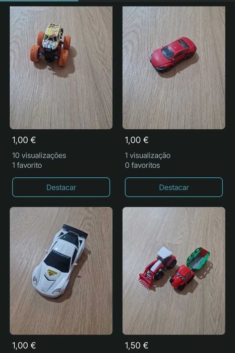 Vários brinquedos disponíveis não comprar anúncio