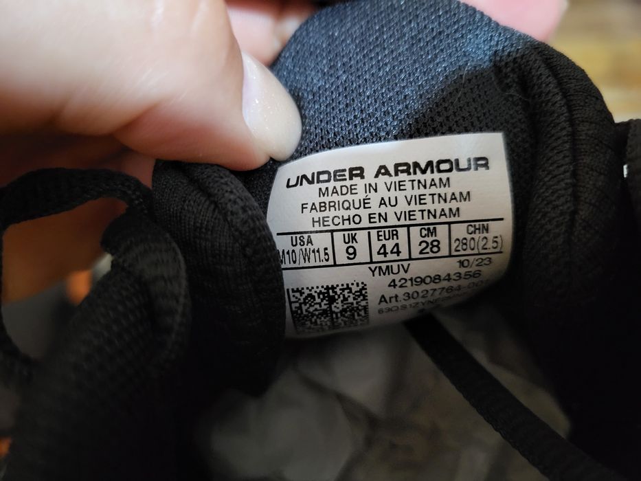 Кроссовки Under Armour sonic trail, унисекс, 28 см