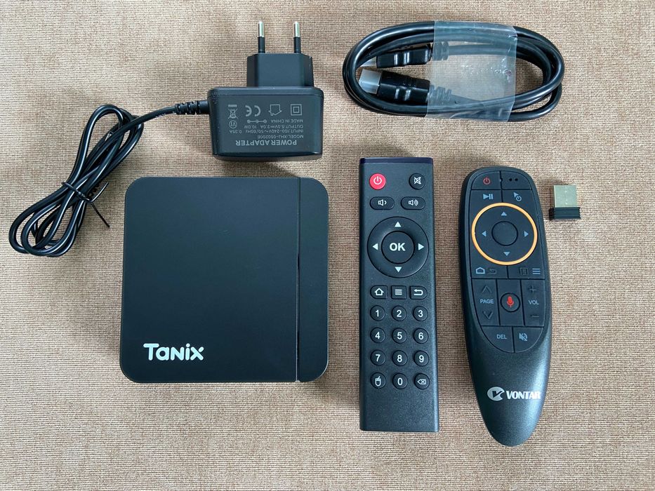 Смарт тв приставка tanix w2 pro 4/64gb android 11 tv box