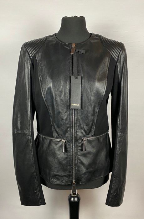 Ramoneska pinko s/m Nowa skóra naturalna