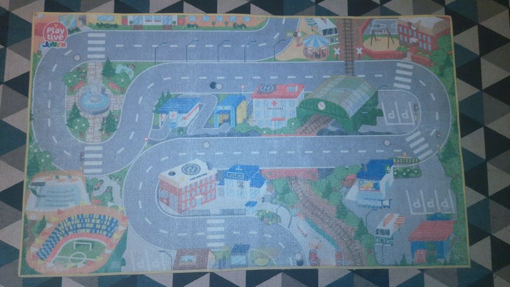 Dywanik dwustronny z drogą