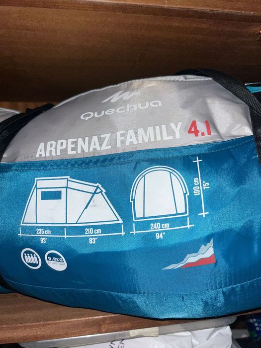 Tenda de campismo 4 lugares, Arpenaz 4.1