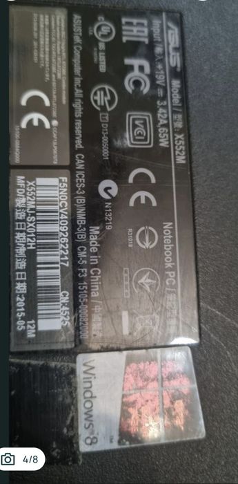 Продам игровой ноутбук  15,6 Asus X552m  видео GF 920m -2gb