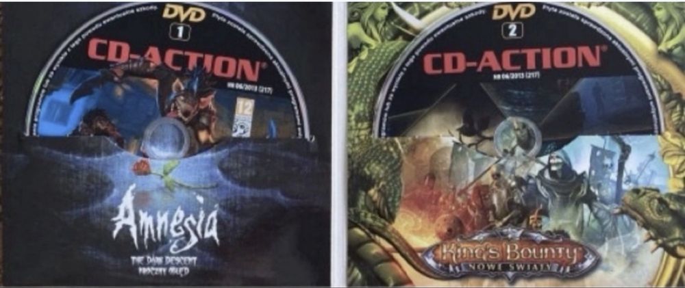 Gry CD-Action 2x DVD 217: Amnesia Mroczny obłęd, King’s Bounty: Nowe światy