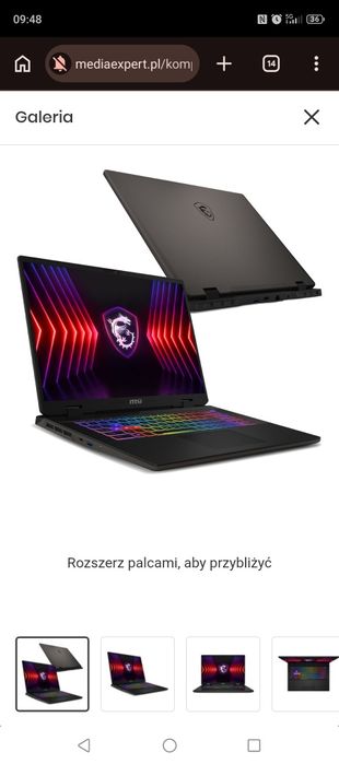 Laptop MSI sword