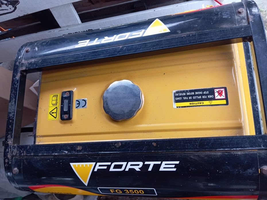 Генератор бензиновий Forte FG 3500, мах 2,7 квт.