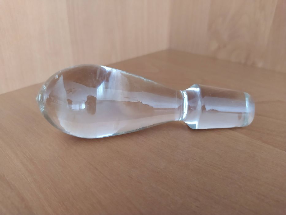 Duży korek szklany do karafki