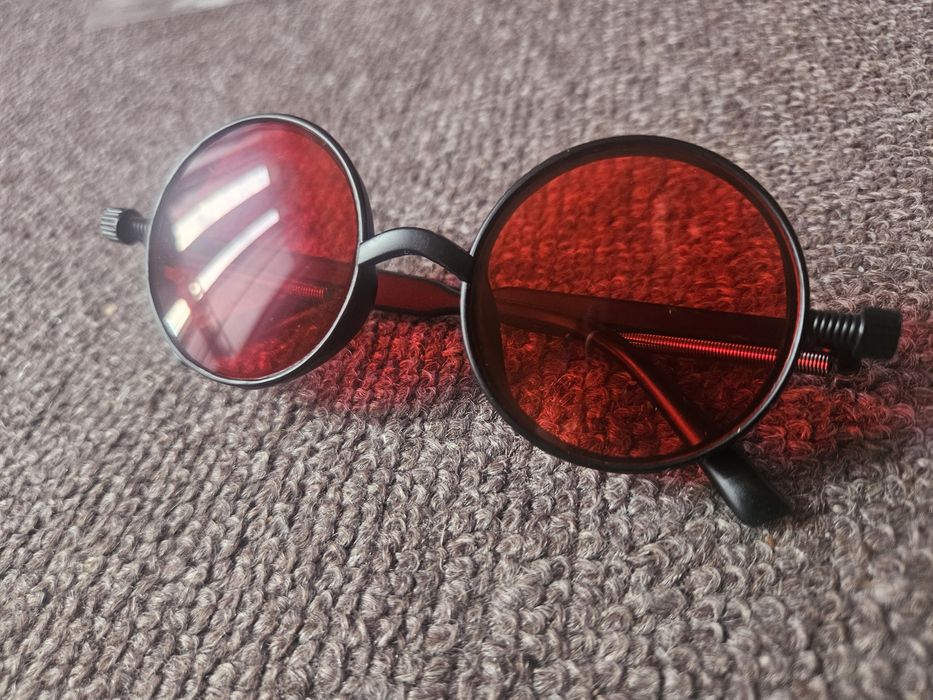 Nowe okulary Emo Gothic Steampunk Postapocaliptic Mad Max