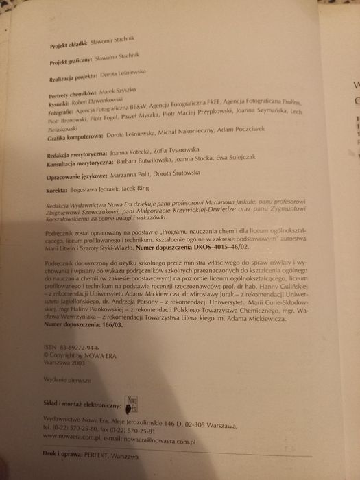 Chemia organiczna - podręcznik dla liceum oraz technikum - Litwin