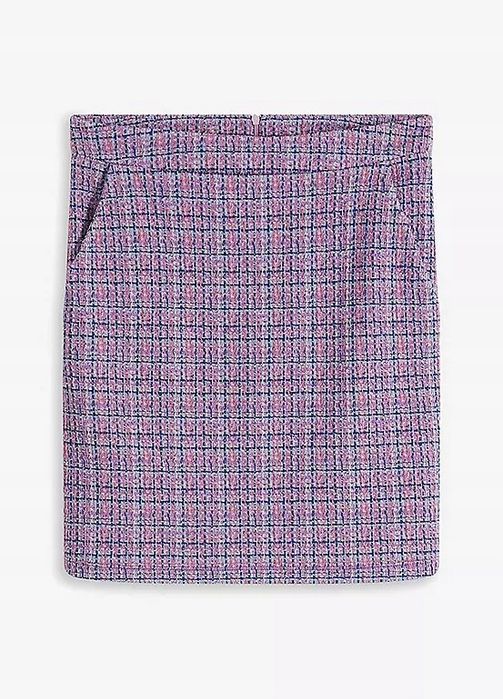 B.P.C spódnica mini z przędzy boucle ^52