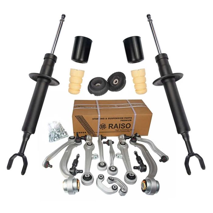 Комплект Рычагов + Передние амортизаторы VW Passat B5/Б5 Audi A6 C5/А6