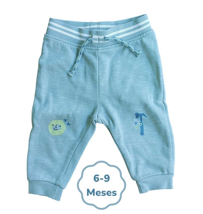 Conjunto Camisola + Calças Verde Primark 6-9 meses