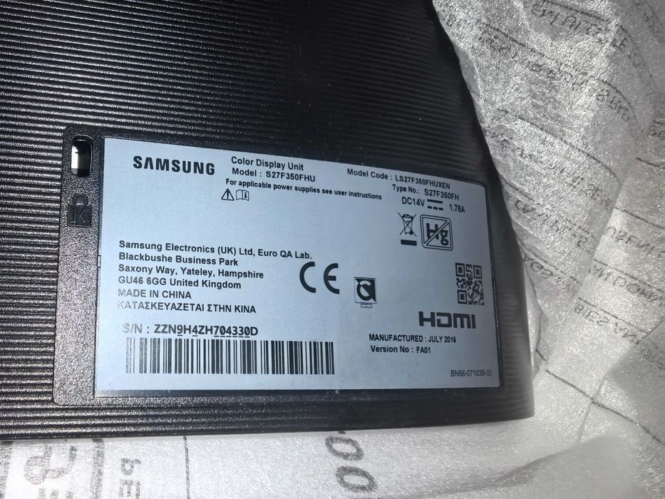 Monitory Samsung S27F350