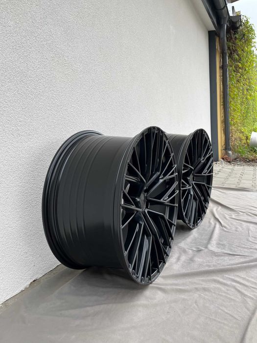 Felgi aluminiowe Haxer HX024F  19″ 8.5J ET33 + 9,5J ET38 5×120 Black Half Matt