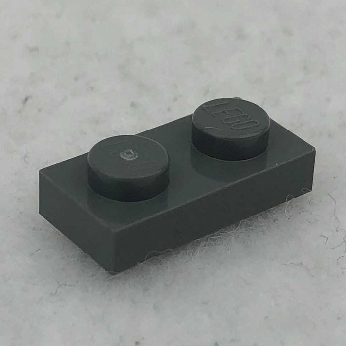 LEGO Płytka 1x2 ciemny szary 3023 4211063