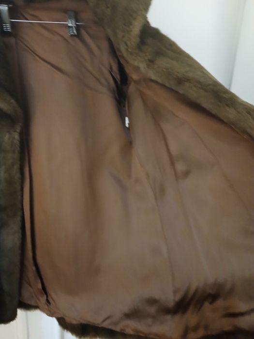 Casaco de pele sintética