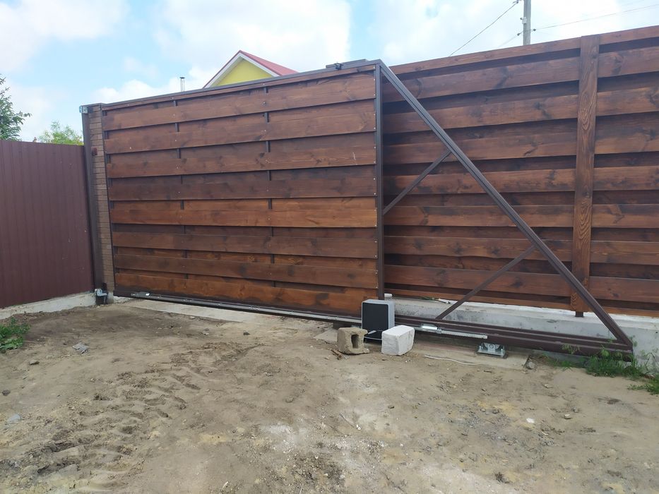 Ворота автоматические, откатные, распашные.