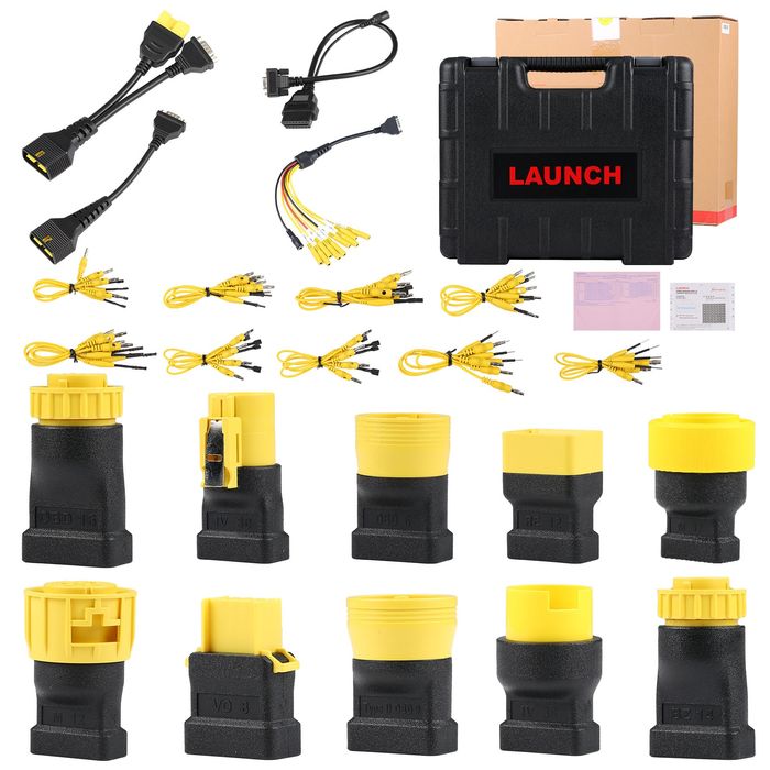 Launch X431 Kit HD Equipamento de Diagnóstico Profissional Pesados