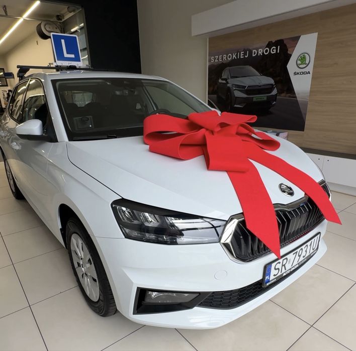„L” Skoda Fabia IV 5 biegowa 1.0 mpi z LPG i kamerami egzaminacyjnymi!