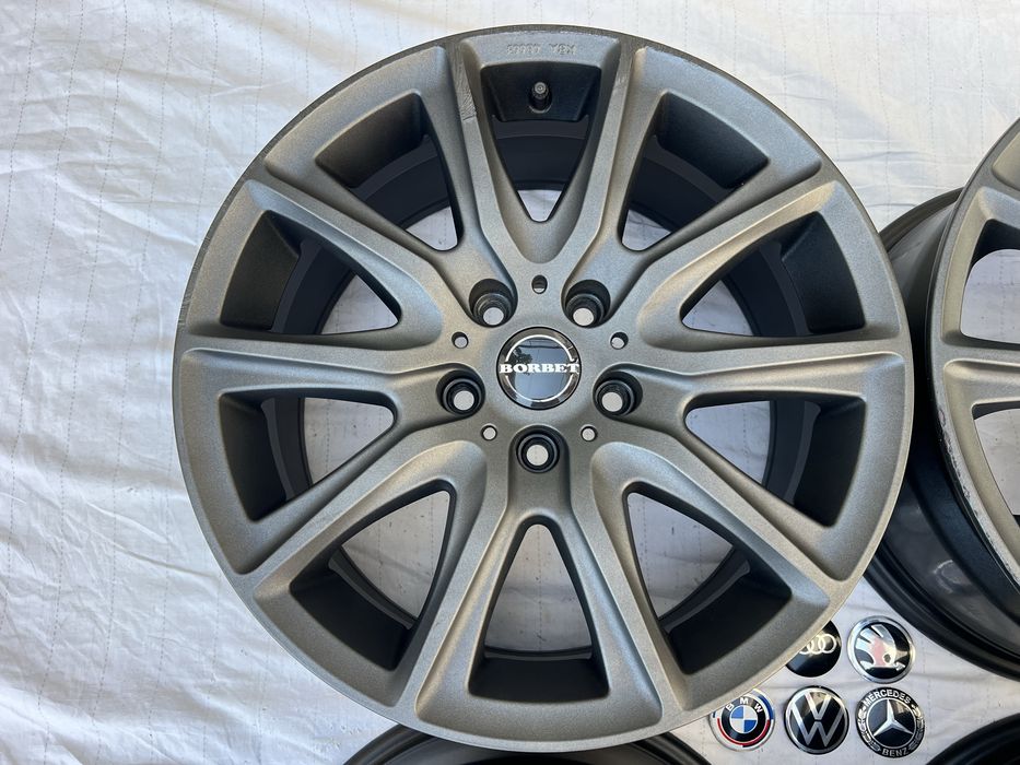 Borbet GERMANY r17 5x112 Mercedes VW Volkswagen Skoda Seat Audi Continental 225/45/17