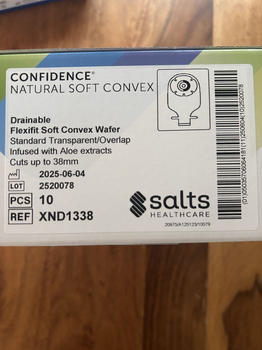 Worki  stomijne Salts  beżowe