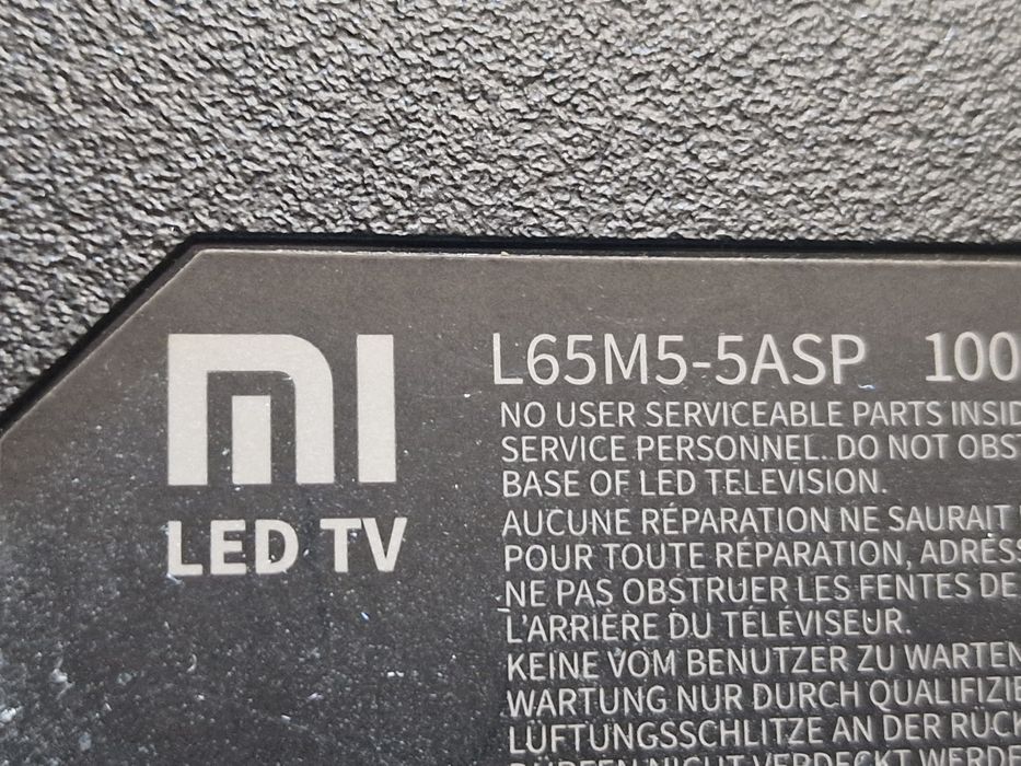 Xiaomi 65cali 4K UHD Android SMART telewizor