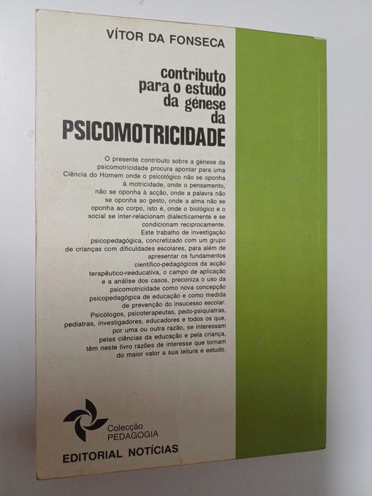 Vitor da Fonseca - Contributo para estudo génese da Psico-motricidade