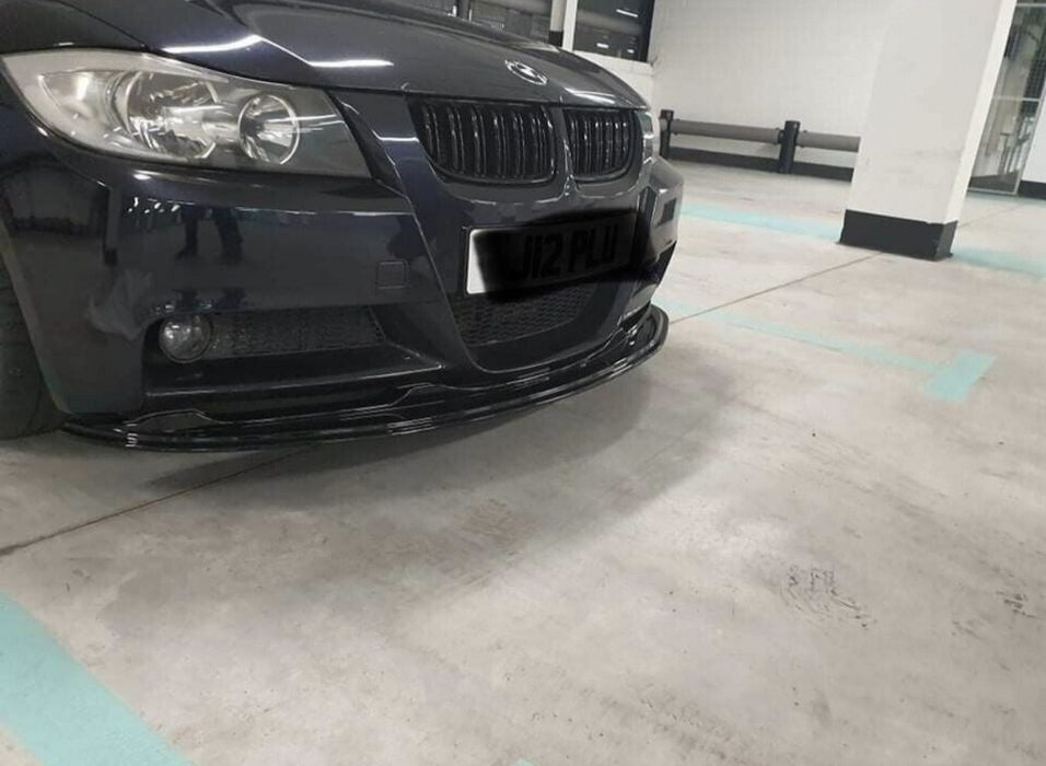 BMW Nerki Atrapy Przedniego Grilla E90 E91 Przedlfit Czarny Połysk