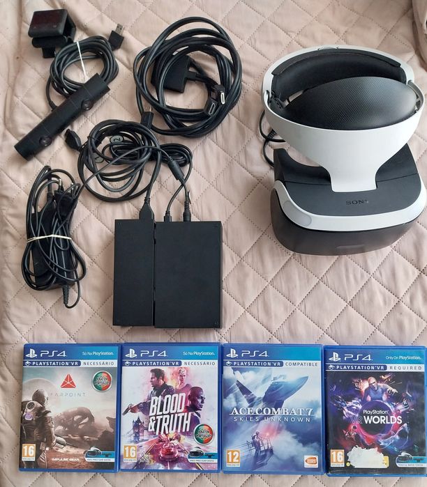 Playstation VR + 4 jogos