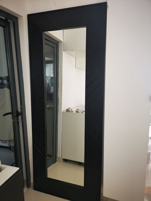 Espelho de madeira 2.08 altura X 0.84 largura