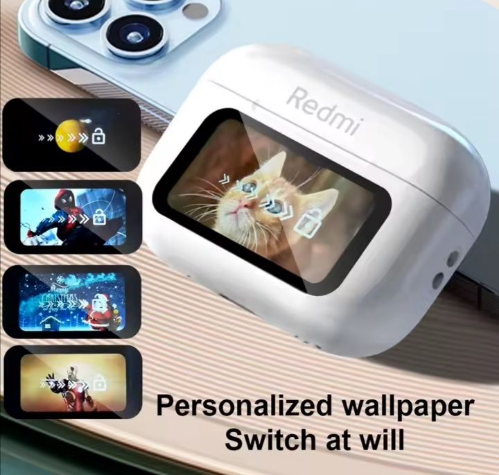 Redmi słuchawki bluetooth z wyświetlaczem