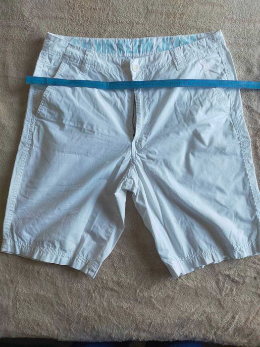 Шорти джинсові чоловічі Білого кольору