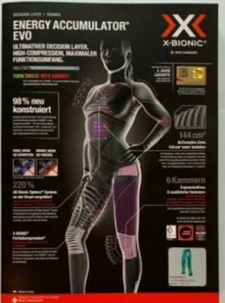 Getry medium termoaktywne X-bionic Energy Accummulator XS