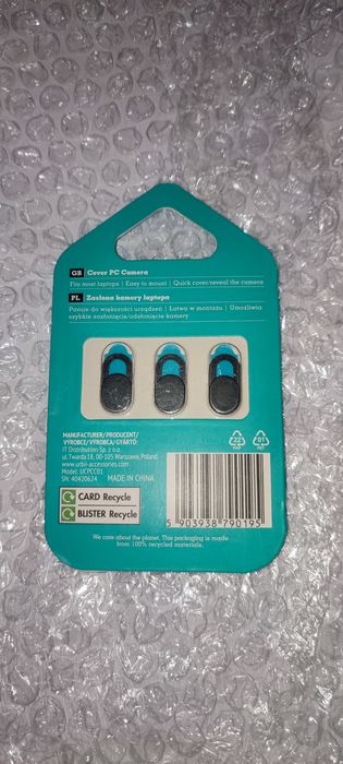 Sprzedam osłonę na kamerę do laptopa prywatność w Internecie  - 3 szt.