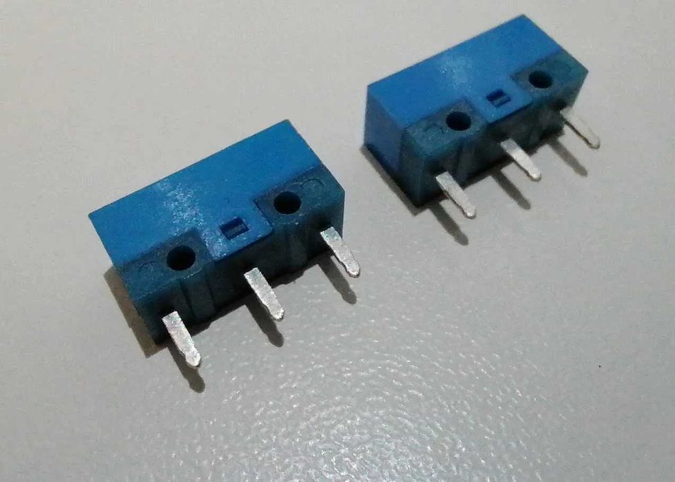 Микрики Huano Blue Shell Pink Dot 5шт