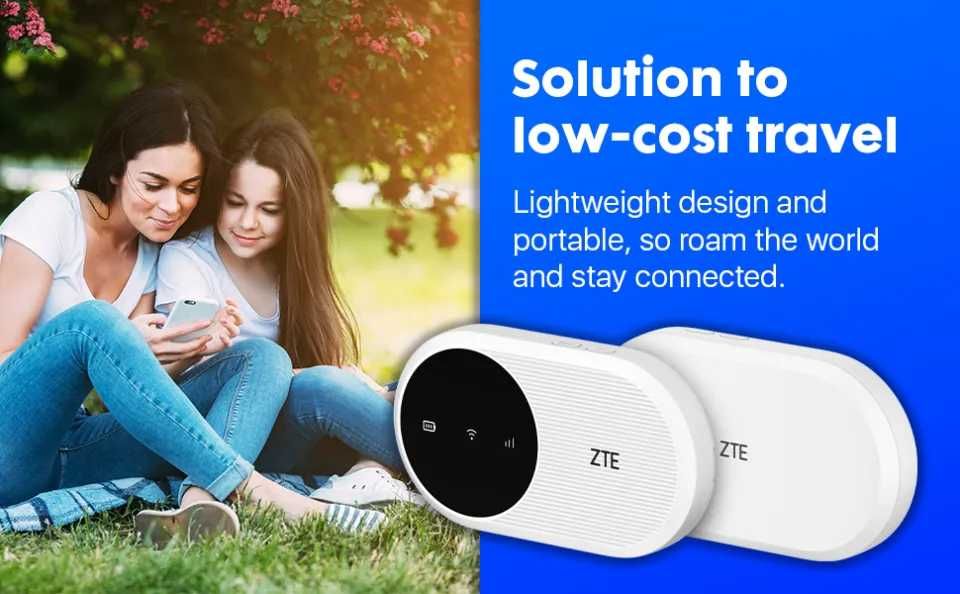 Блэкаут Новый Мобильный роутер ZTE 4G UFi U10 Pro (Белый)
