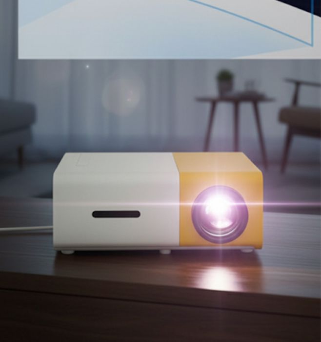 Projektor przenośny rzutnik kino domowe wyświetlacz full hd usb hdmi