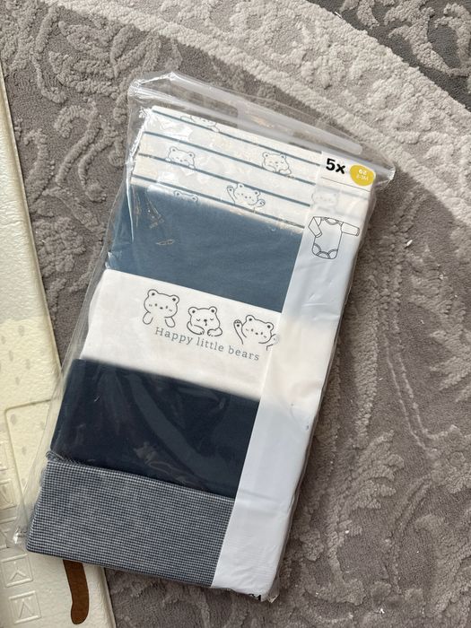 Набір боді на довгому рукаві 0-3 місяців