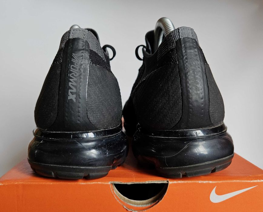 Nike Flyknit Air Vapormax 1 Triple Black 2016 9US/42.5EUR