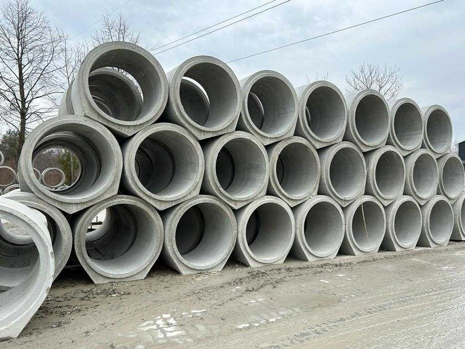 Kręgi betonowe rury studnie przepusty drogowe SZAMBO Transport