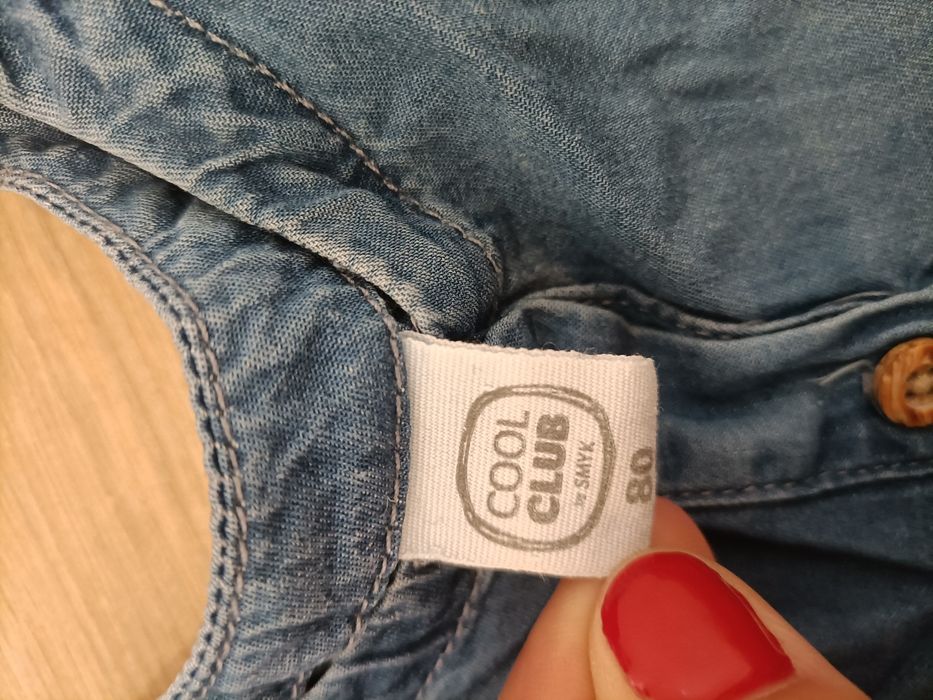 Sukienka jeansowa 80
