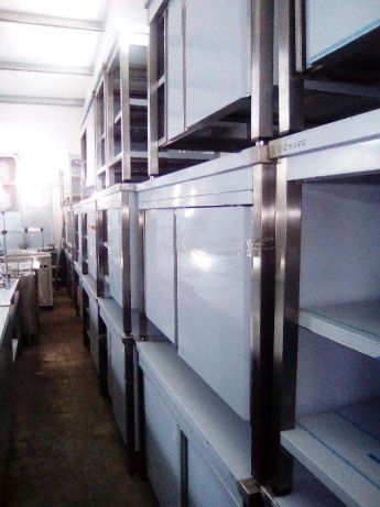 Bancada Inox Novas C/ Portas Correr