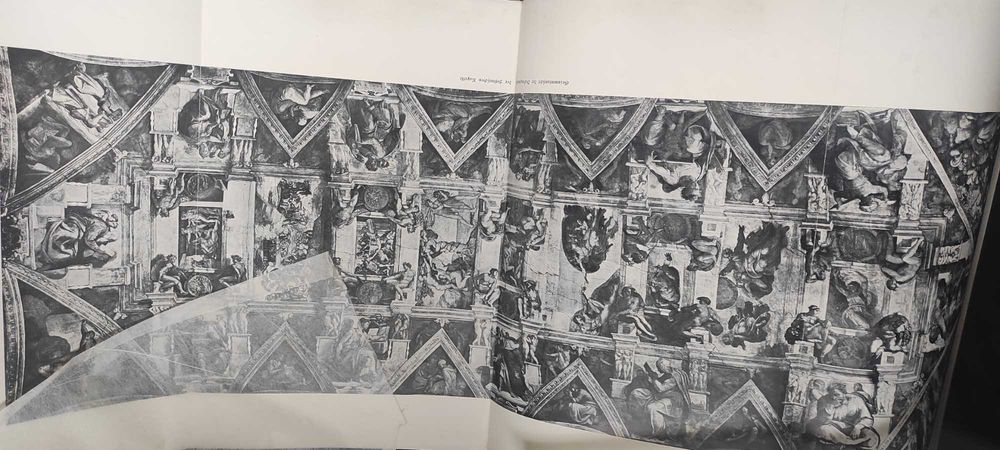 Старинный Огромный редкий фолиант.  Жизнь Микеланджело.  1900 г.
