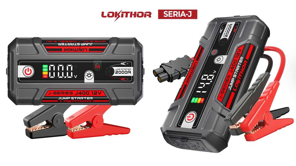 3w1 Jump Starter Booster Rozruch Latarka LED 2000A 12V Lokithor J400