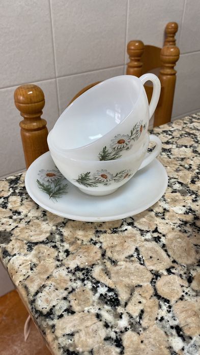 Chávena loiça usada