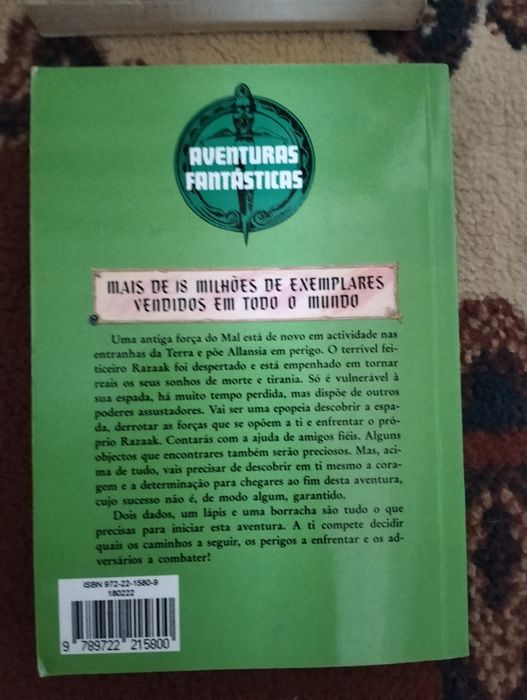 Livros Aventuras Fantásticas - preço unitário