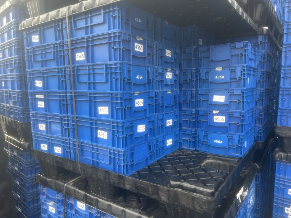 Pojemnik magazynowy Nowy KTL 6747 wzmacniany 58x39x14 Faktura