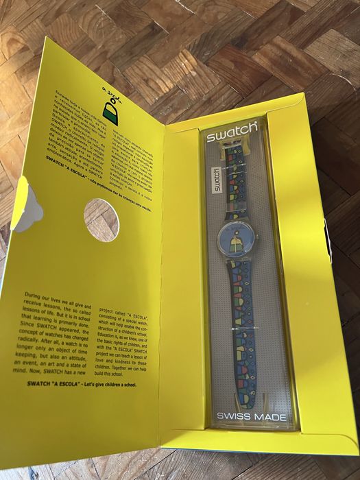 Relógio Swatch a escola